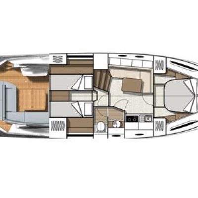 Bénéteau Gran turismo 41 plan Empuriabrava